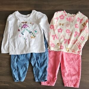 Garanimals Girls Mix & Match Outfit Lot – Size 18 Months – 4 Pieces